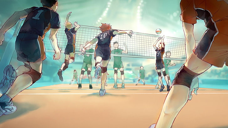 Haikyuu Anime Season 4, leisure activity, men, shorts, clothing Free HD Wallpaper