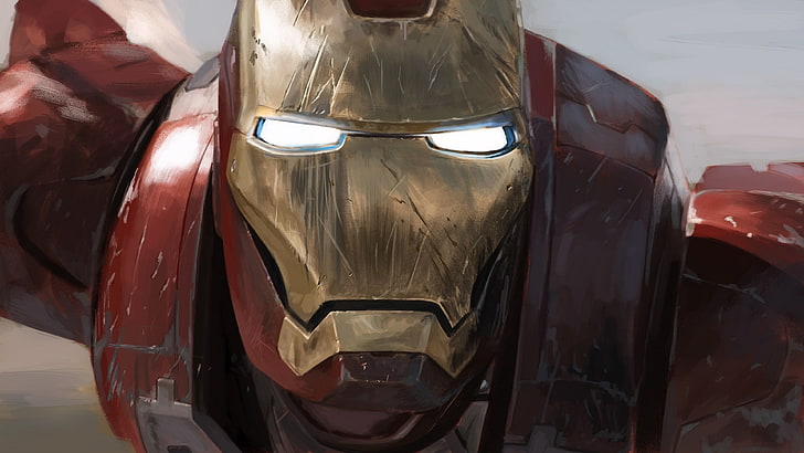 Iron Man 1080X1080, marvel cinematic universe, reflection, car, iron man Free HD Wallpaper