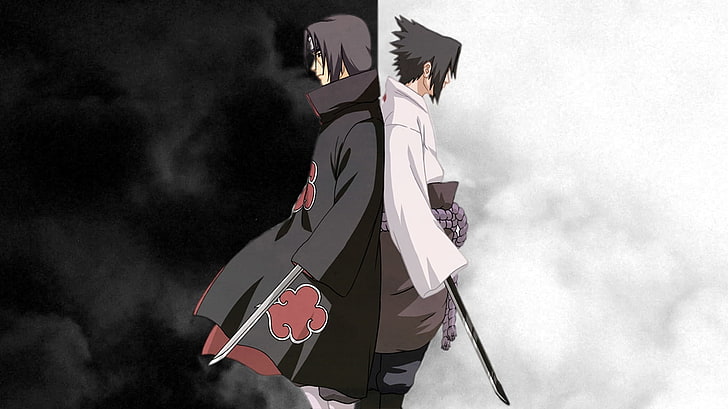 Itachi Side View, itachi, anime, HD, art