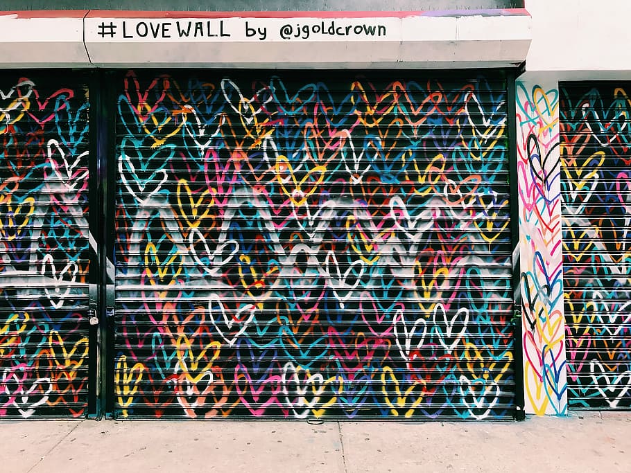 Love Street Art, abundance, choice, background tumblr, technology Free HD Wallpaper