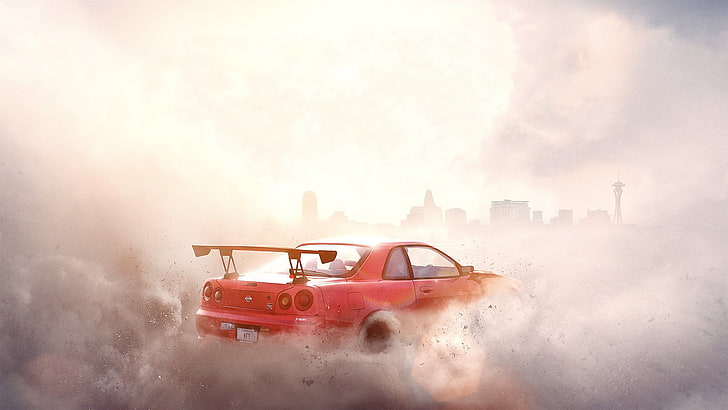 motion, need for speed payback, dust, built structure Free HD Wallpaper