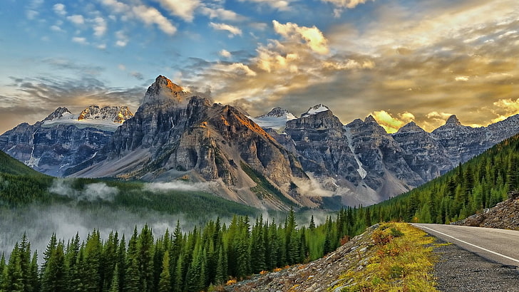 of Banff National Park, nonurban scene, hd images nature pc  1920x1080, cloud  sky, no people Free HD Wallpaper