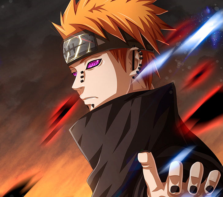 Pein Naruto, anime, nagato naruto, pain naruto, naruto Free HD Wallpaper