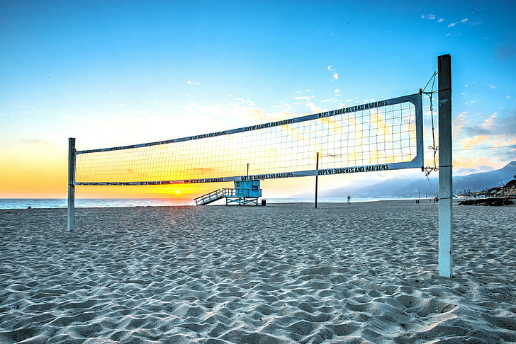 Portable Volleyball Net, beach, volleyball, net Free HD Wallpaper