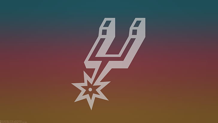 san antonio spurs, logo, basketball, nba Free HD Wallpaper