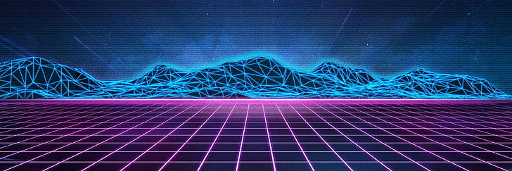 Synthwave Lo-Fi, solar panel, innovation, complexity, fuel and power generation Free HD Wallpaper