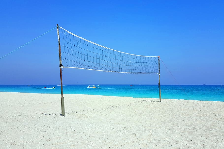 Volleyball Phone, travell, land, sunlight, sand Free HD Wallpaper