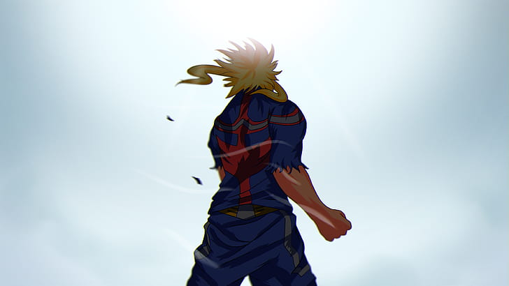 Anime My Hero Academia, my hero academia, anime, toshinori yagi, all might Free HD Wallpaper