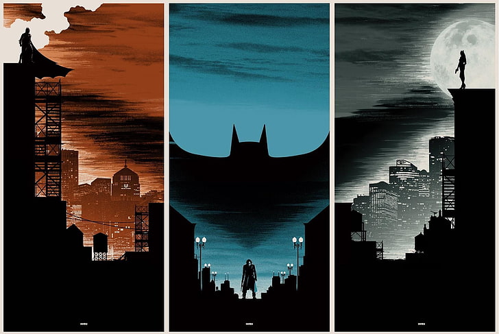 Batman Begins, architecture, group of people, dark, adult Free HD Wallpaper