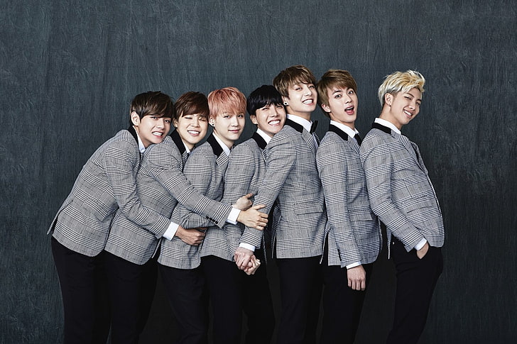 BTS Group Photo Shoot, bts, music Free HD Wallpaper