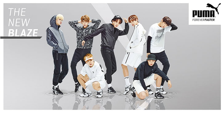 BTS X Puma, bts, boys, puma, bts Free HD Wallpaper