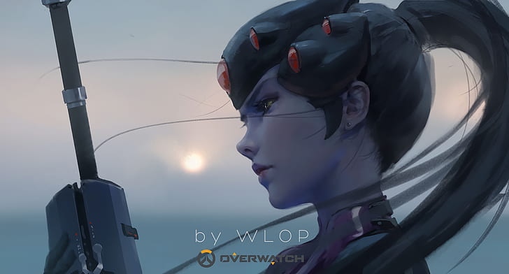 Cool Overwatch Widowmaker, clothing, wlop, real people, side view Free HD Wallpaper