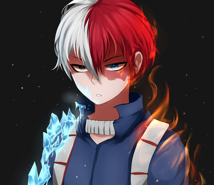 Cute My Hero Academia Fan Art, anime, shoto todoroki, my hero academia Free HD Wallpaper