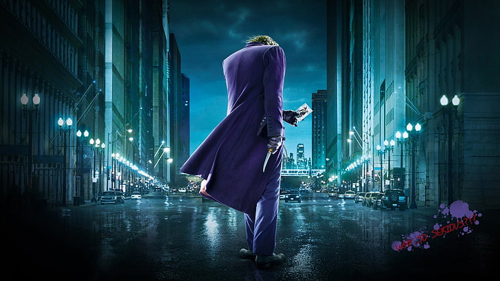 Dark Knight Joker Scene, beautiful, dark, standing, the dark knight