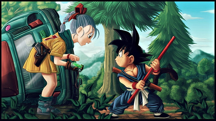 DBZ, men, outdoors, childhood, togetherness Free HD Wallpaper