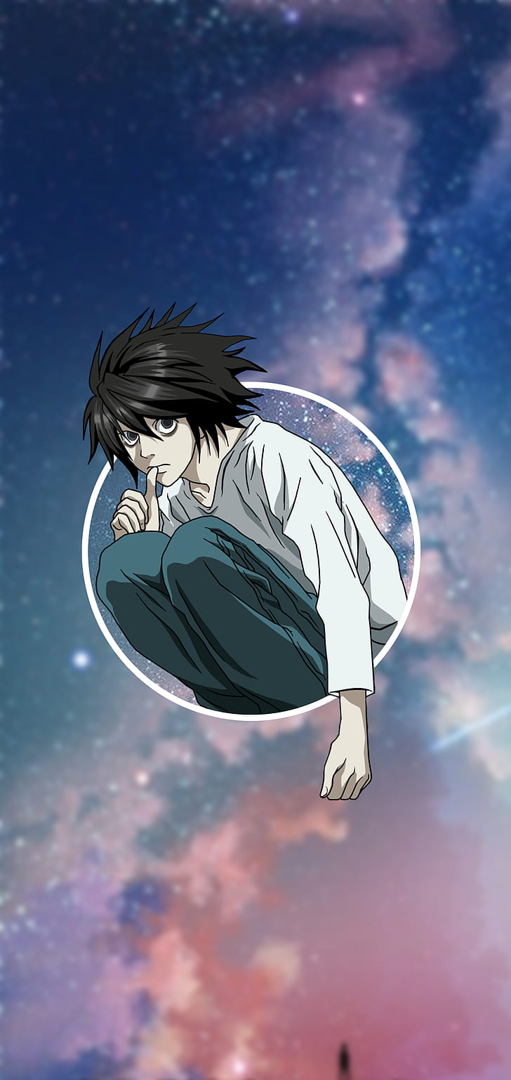 Death Note L Lawliet, dark hair, death note, phone, lawliet l Free HD Wallpaper