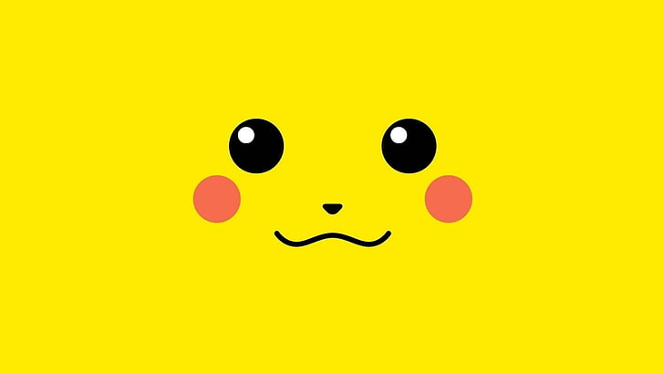 Demon Pikachu, funny, lightning, pokemon, yellow Free HD Wallpaper
