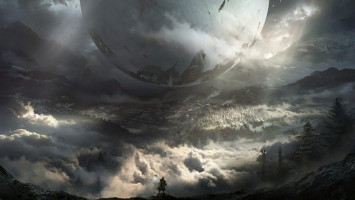 Destiny 2 Riven Art, video games, clouds, destiny 2 Free HD Wallpaper