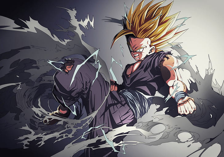 Dragon Ball Z Gohan Super Saiyan 4, super saiyan 2, dragon ball z, gohan dragon ball, dragon ball Free HD Wallpaper