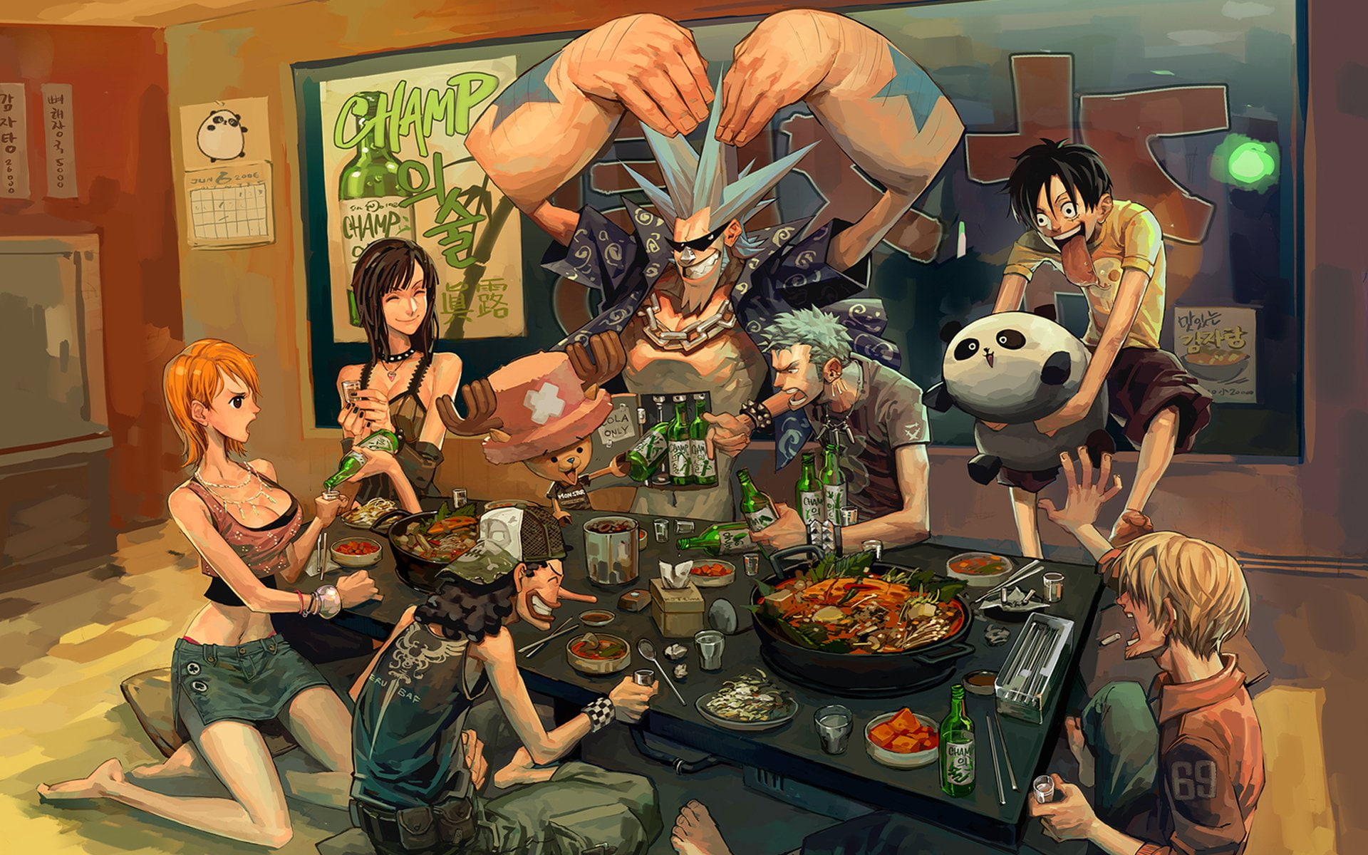Drawings Anime Powers One Piece, monkey d luffy, anime, sanji one piece, franky one piece