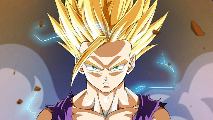 Gohan Turns SSJ2, closeup, gohan, science, bone Free HD Wallpaper