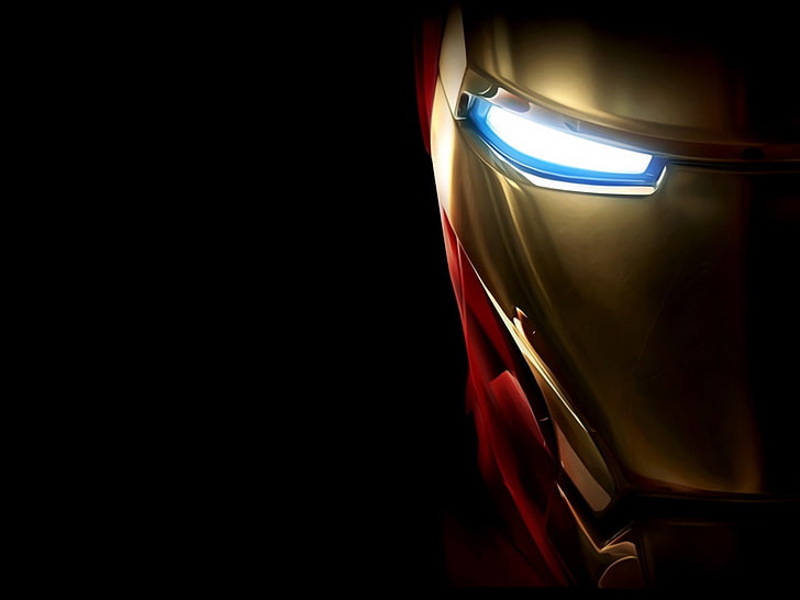 Iron Man, iron man, copy space, illuminated, electricity Free HD Wallpaper