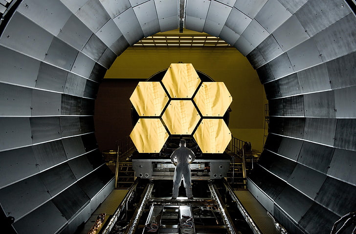 James Webb Telescope, ceiling, travel, design, building Free HD Wallpaper