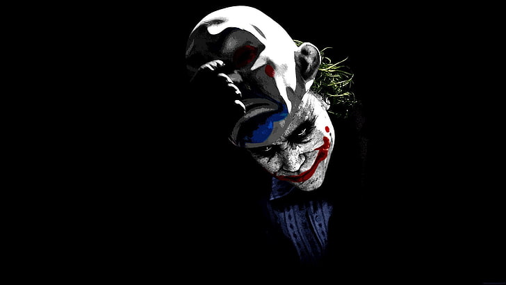 Joker Smile Mask, digital composite, creativity, closeup, no people Free HD Wallpaper