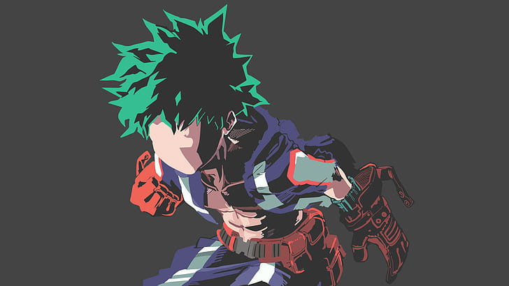 Midori My Hero Academia, anime, my hero academia, izuku midoriya Free HD Wallpaper