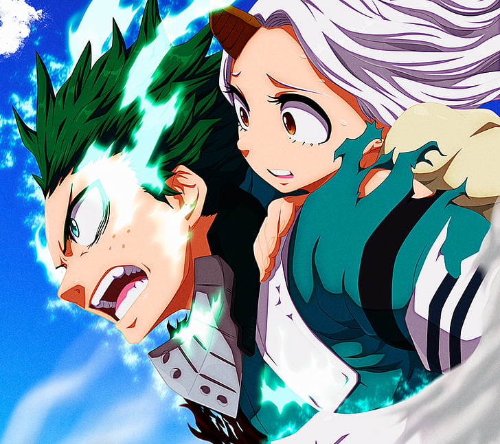 My Hero Academia Kota Izumi, izuku midoriya, eri my hero academia, anime, my hero academia Free HD Wallpaper