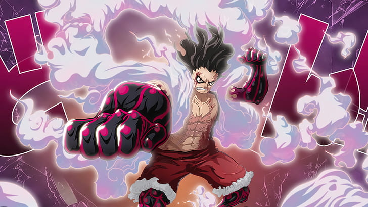 One Piece Luffy Angry, gear fourth snakeman, one piece, monkey d luffy Free HD Wallpaper