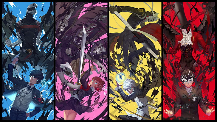 Persona 4 Characters, abundance, persona 3, retail, auto post production filter Free HD Wallpaper