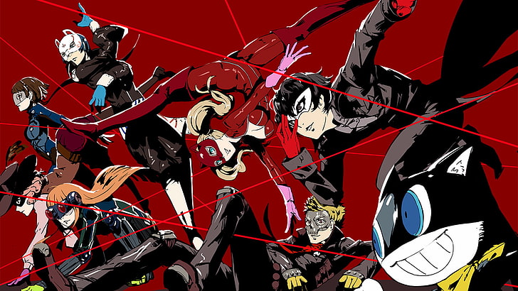 Persona 5 Characters, persona 5, persona series, phantom thieves