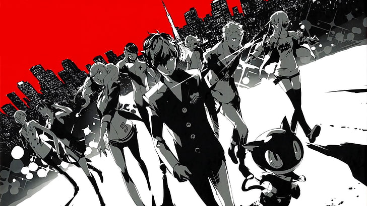 Persona 5 HD, phantom thieves, persona 5, protagonist persona 5, persona series Free HD Wallpaper