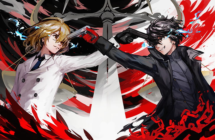 Persona 5 Joker Fan Art, lifestyles, akira kurusu, portrait, persona series Free HD Wallpaper