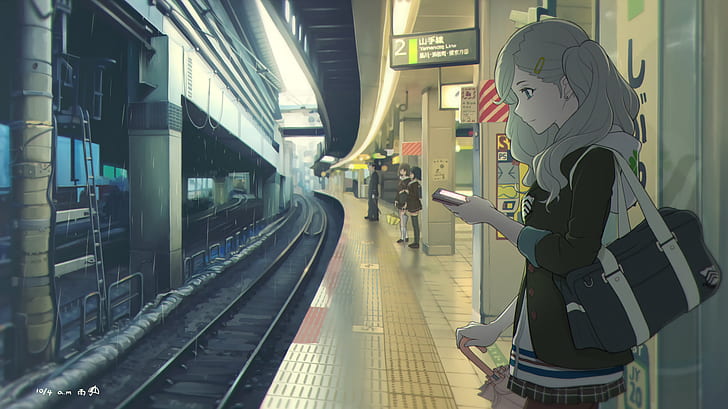Persona 5 Morgana Meme, school uniform, urban, city, smartphone Free HD Wallpaper