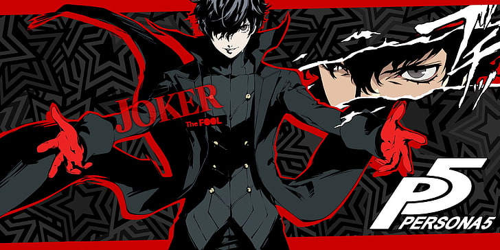 Persona 5 PC, full frame, persona 5, persona series, pattern Free HD Wallpaper