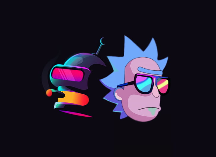 Rick Sanchez Fortnite Skin, crossover, rick and morty, bender futurama, futurama Free HD Wallpaper