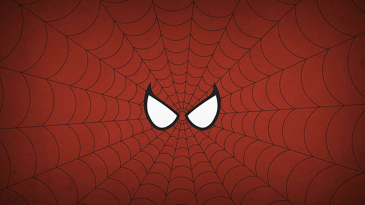 SpiderMan Web Logo, webslinger, parker, face, spidey Free HD Wallpaper