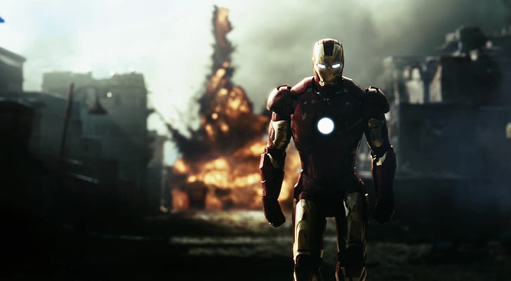Tony Stark vs Iron Man, clothing, uniform, front view, cityscape Free HD Wallpaper