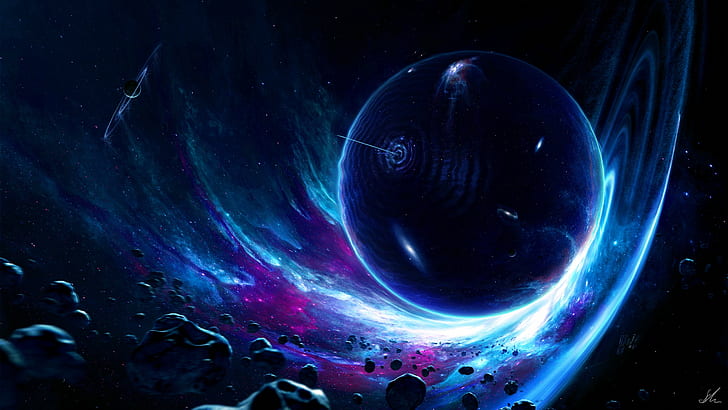 wormhole, space, Wormhole, 1980x1440 Free HD Wallpaper