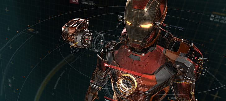 artwork, iron man Free HD Wallpaper