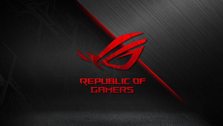 Asus Logo, republic, technology, videogame, electronic Free HD Wallpaper