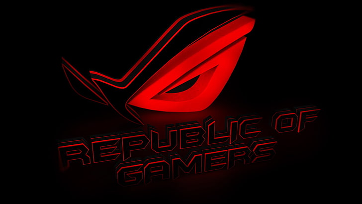 Asus ROG Black, technics, videogame, republic, technology Free HD Wallpaper