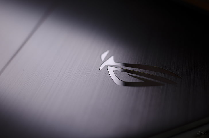 Asus ROG, closeup, spinning, turntable, high angle view Free HD Wallpaper