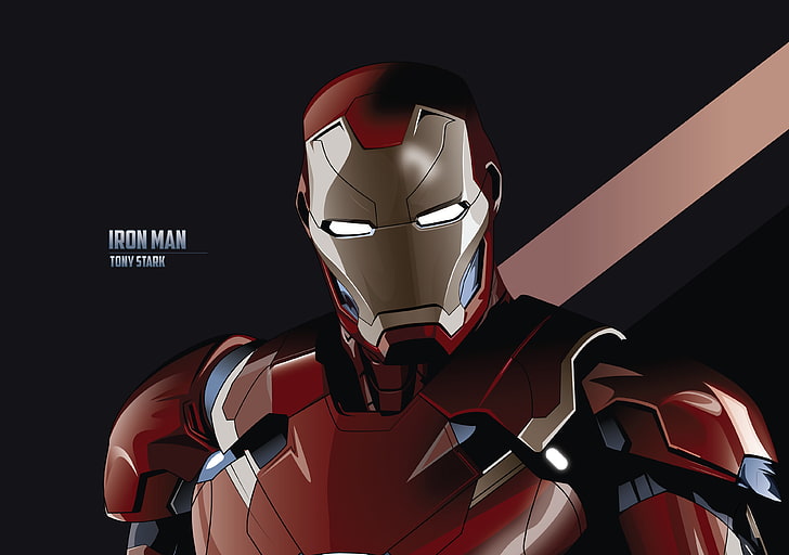 Avengers Tony Stark, minimal, iron man, tony stark Free HD Wallpaper