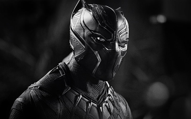 Black Panther Movie Poster, face guard  sport, closeup, protection, leather Free HD Wallpaper