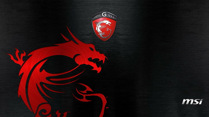 Cool Gaming Logos Dragon, gaming series, red, msi, dragon Free HD Wallpaper