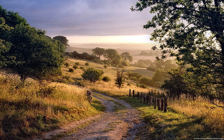 Countryside Landscape, outdoors, the way forward, nature, footpath Free HD Wallpaper