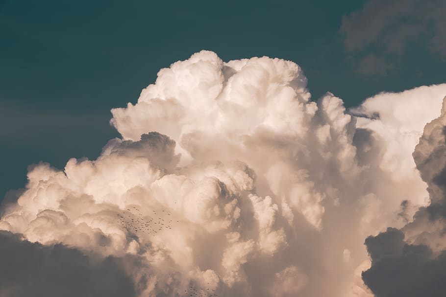 Cumulonimbus Clouds Diagram, photo, meteorology, fluffy, heaven Free HD Wallpaper